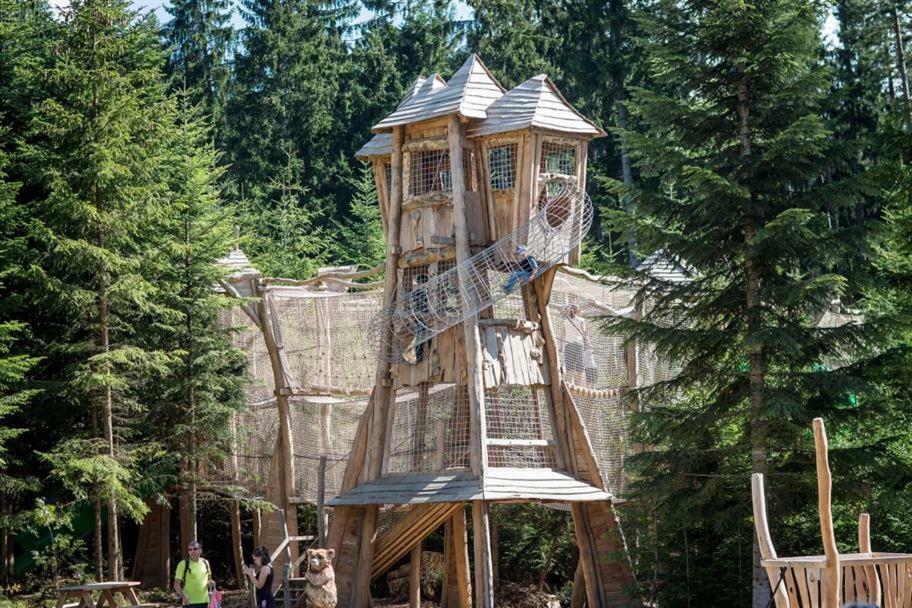 Retro Chaty U Plaze Lipno Hotell Černá v Pošumaví Exteriör bild